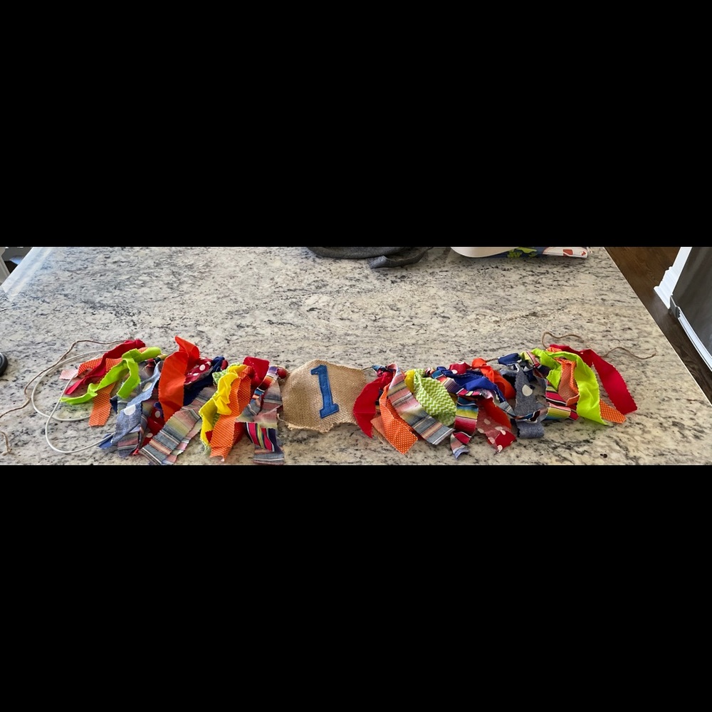 1 high chair banner